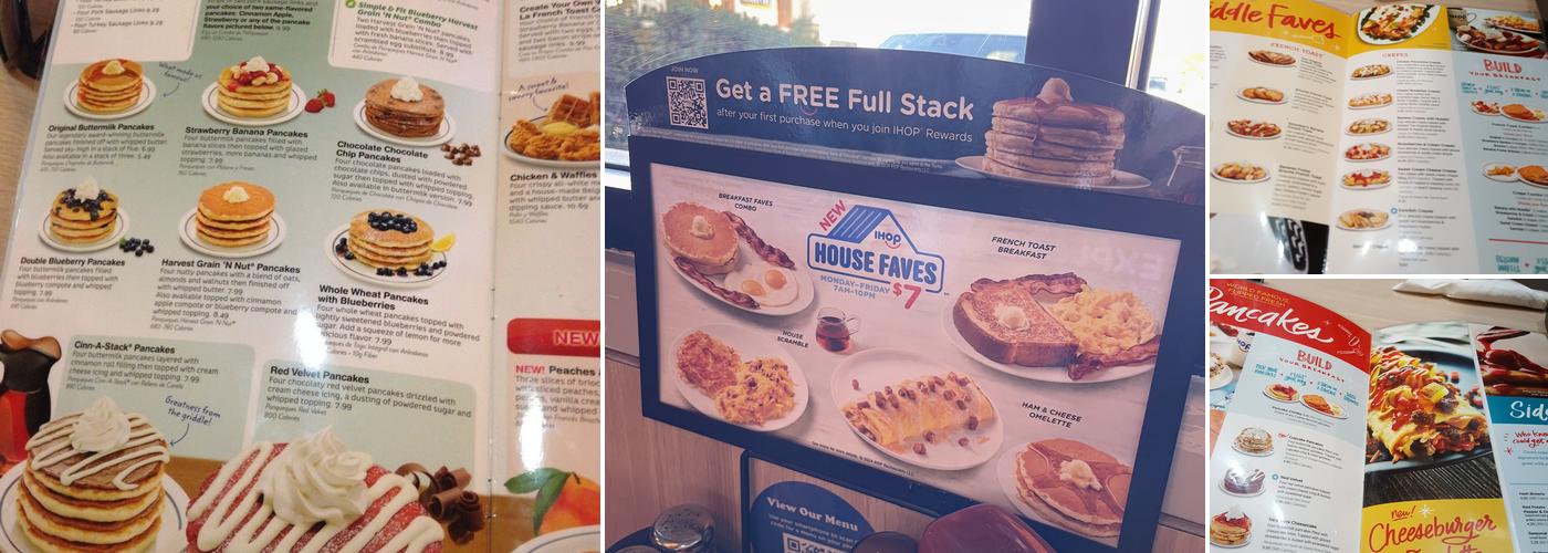 IHOP Menu