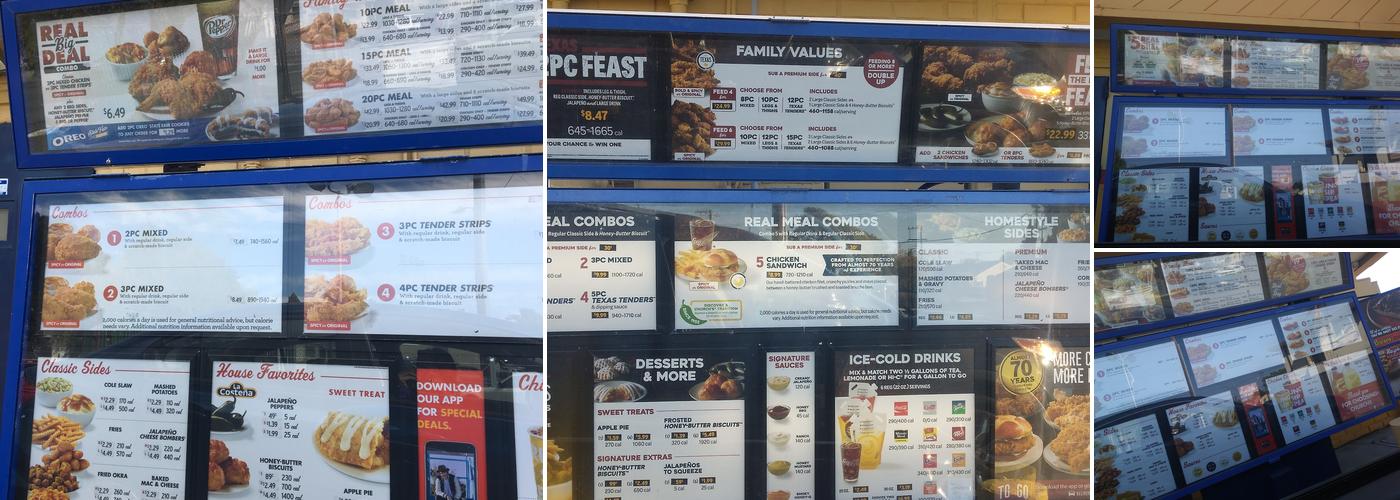 Church's Texas Chicken Menu