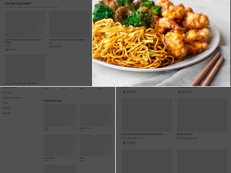 Panda Express Menu