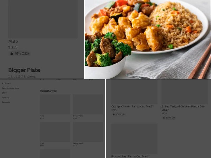Panda Express Menu