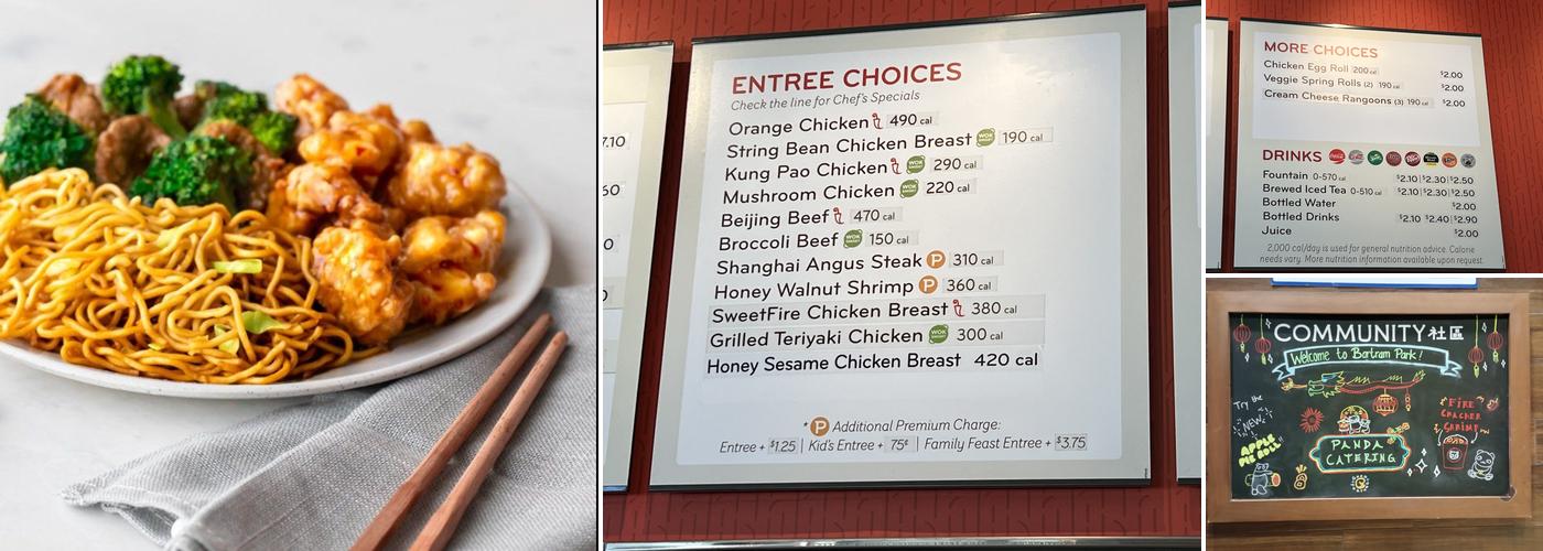 Panda Express Menu