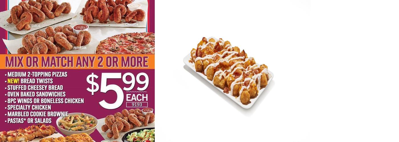 Domino's Pizza Menu
