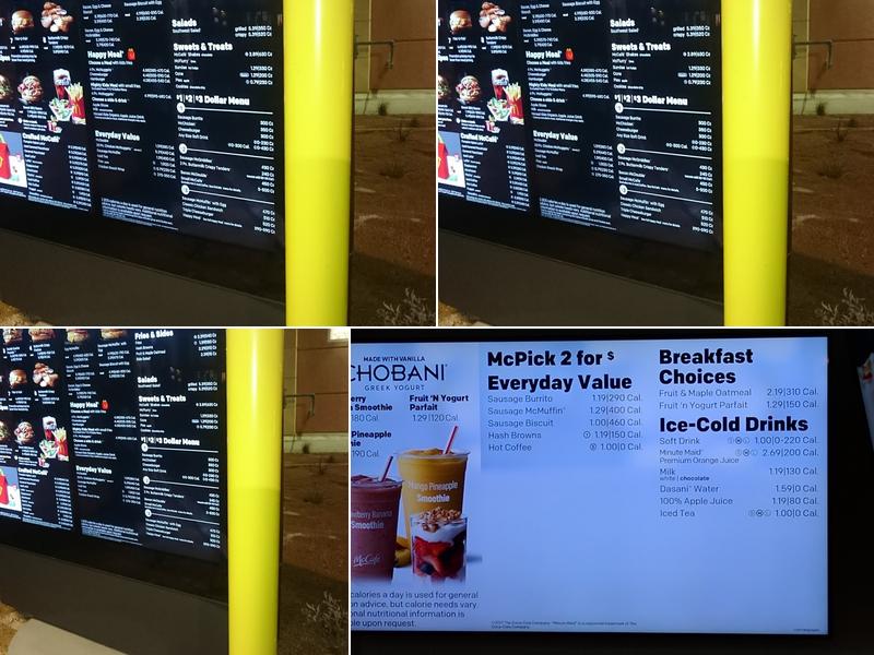 McDonald's Menu