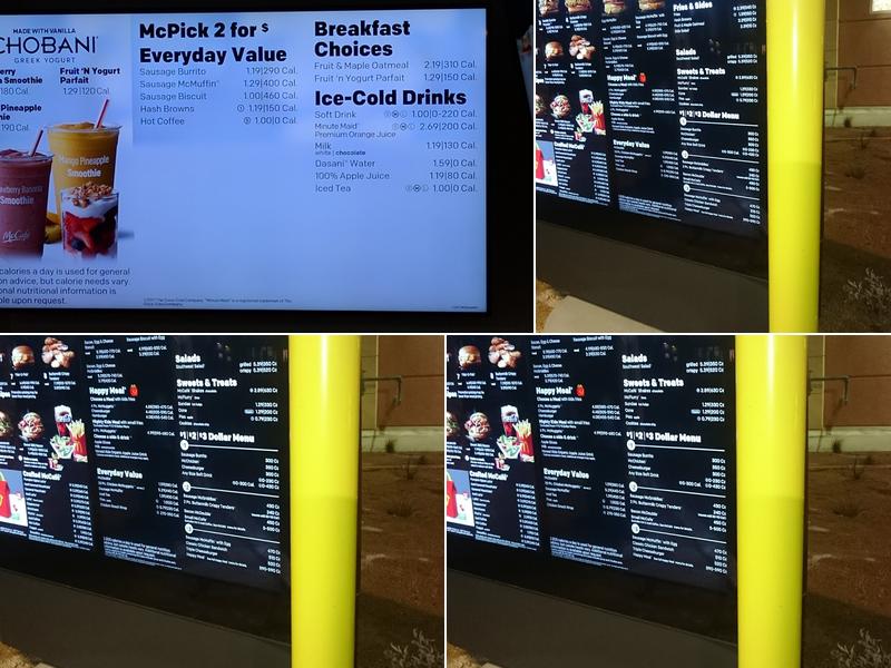 McDonald's Menu