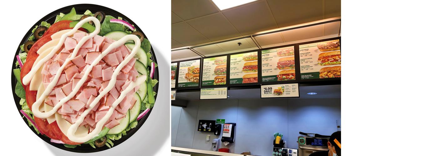 Subway Menu