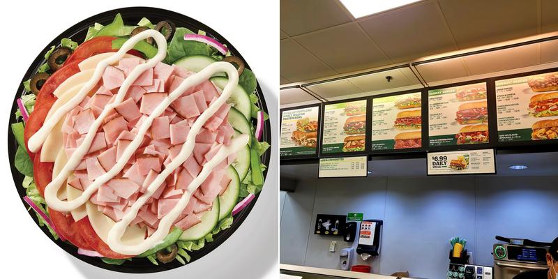 Subway Menu