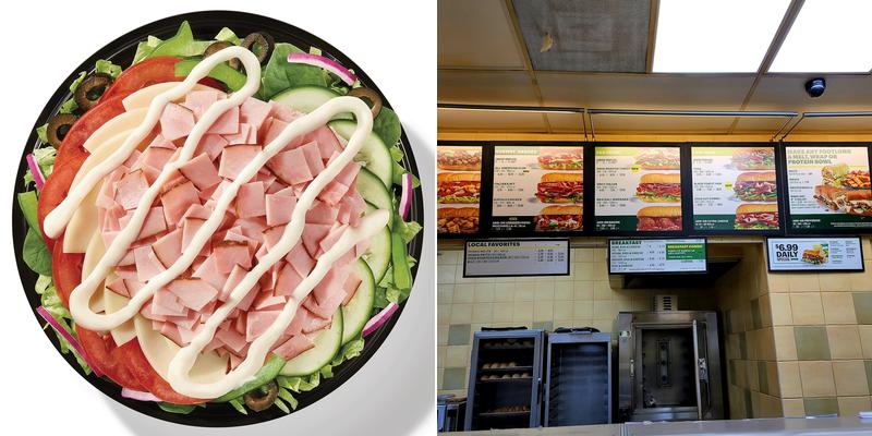 Subway Menu