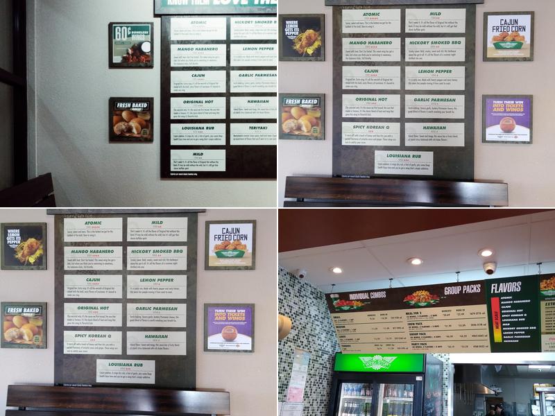Wingstop Menu