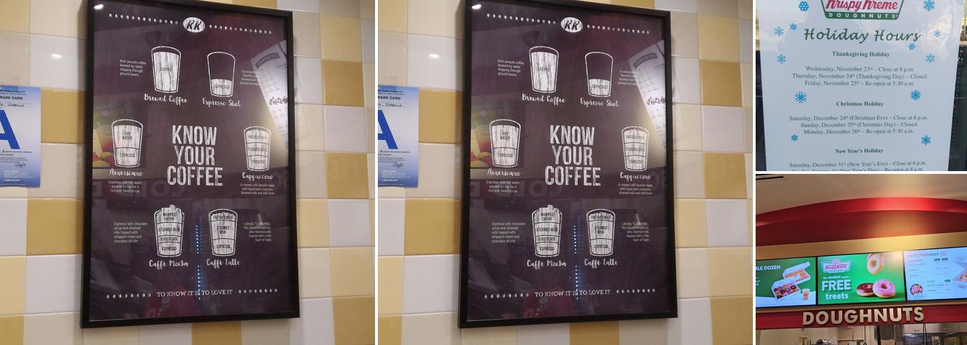 Krispy Kreme Menu