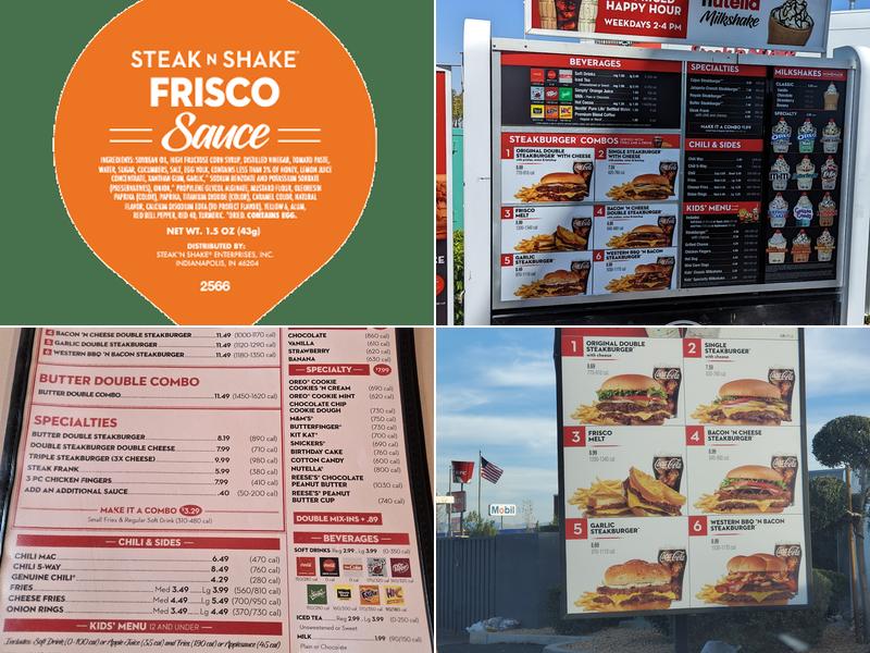 Steak 'n Shake Menu