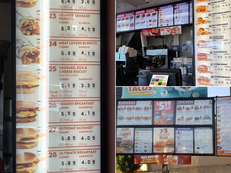 Jack in the Box Menu