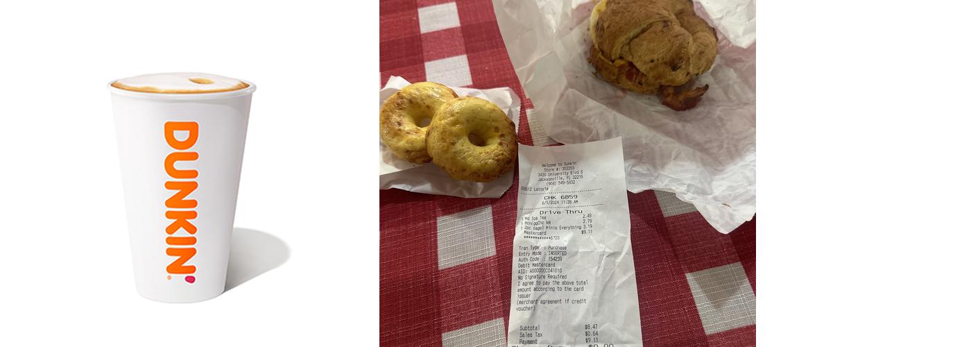 Dunkin' Menu