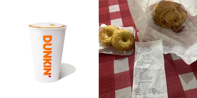 Dunkin' Menu
