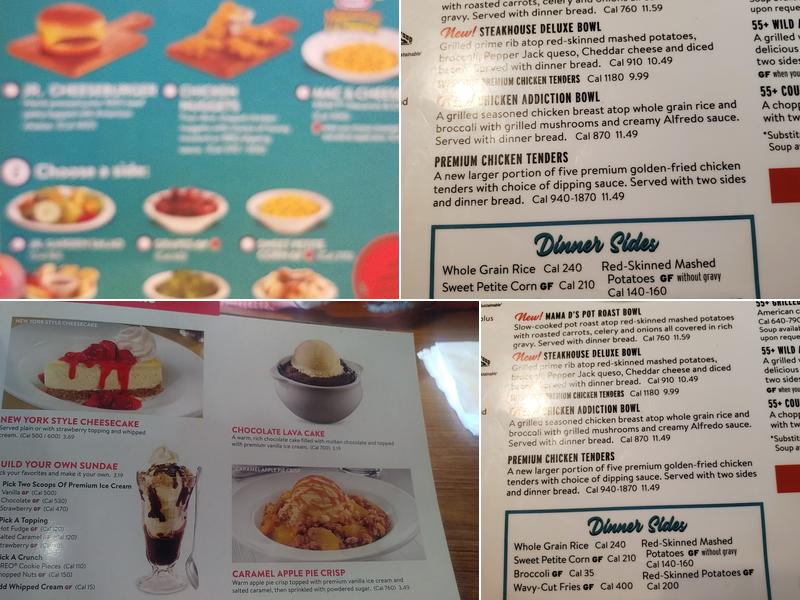 Denny's Menu