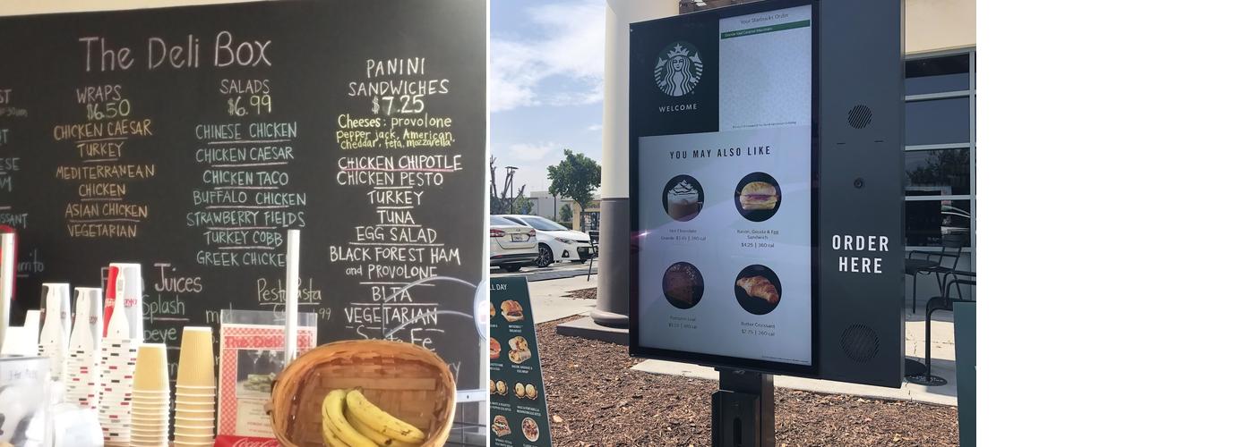 Starbucks Coffee Company Menu