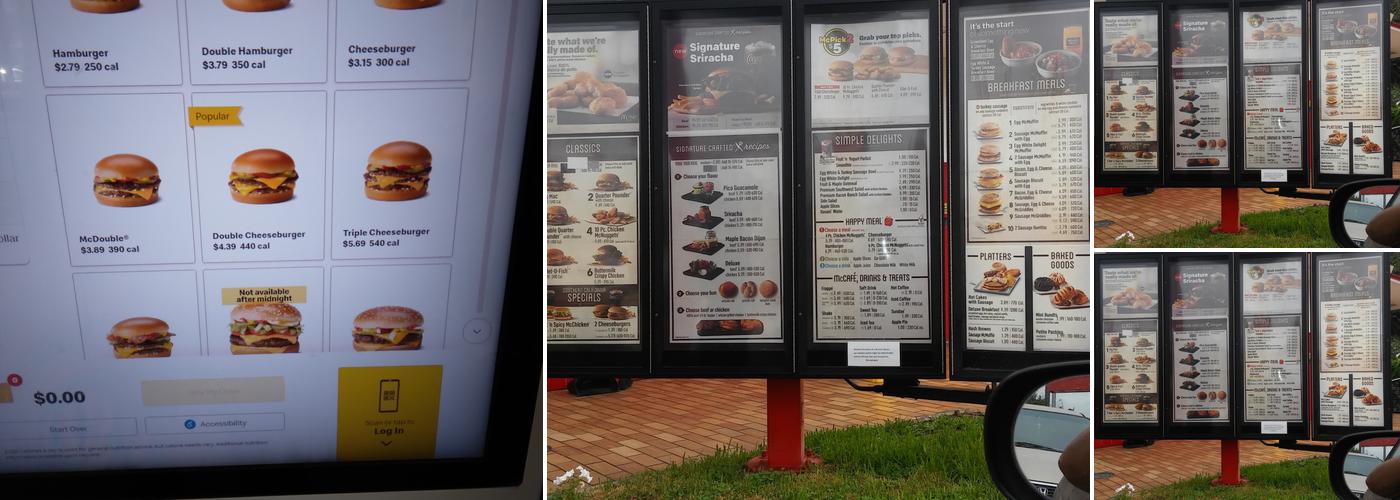 McDonald's Menu