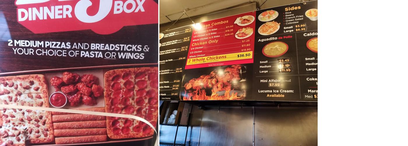 Pizza Hut Menu