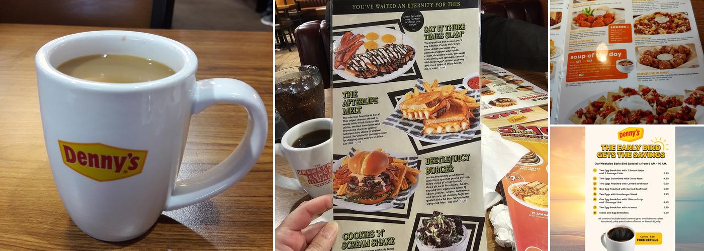 Denny's Restaurant Menu
