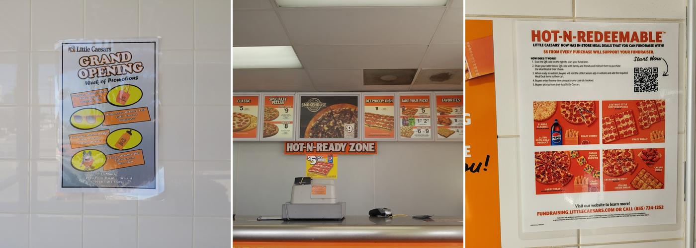 Little Caesars Pizza Menu