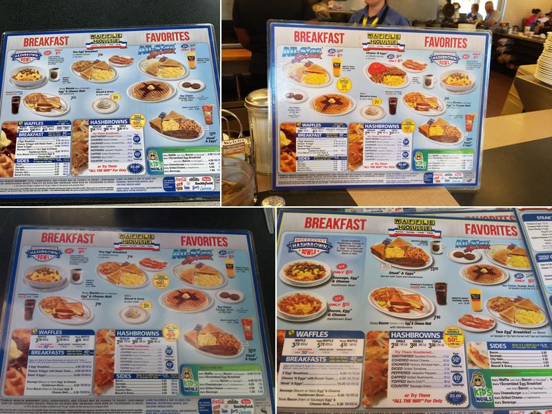 Waffle House Menu