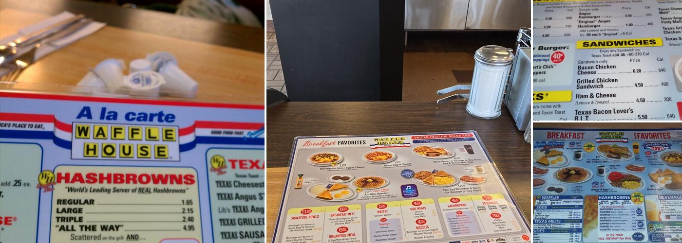 Waffle House Menu