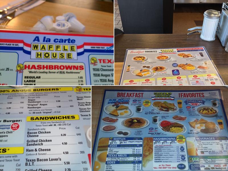 Waffle House Menu