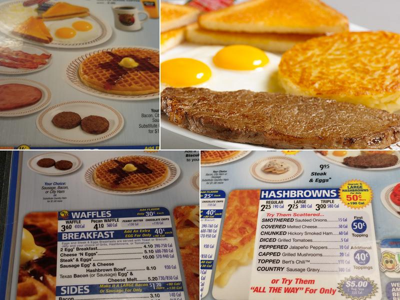 Waffle House Menu
