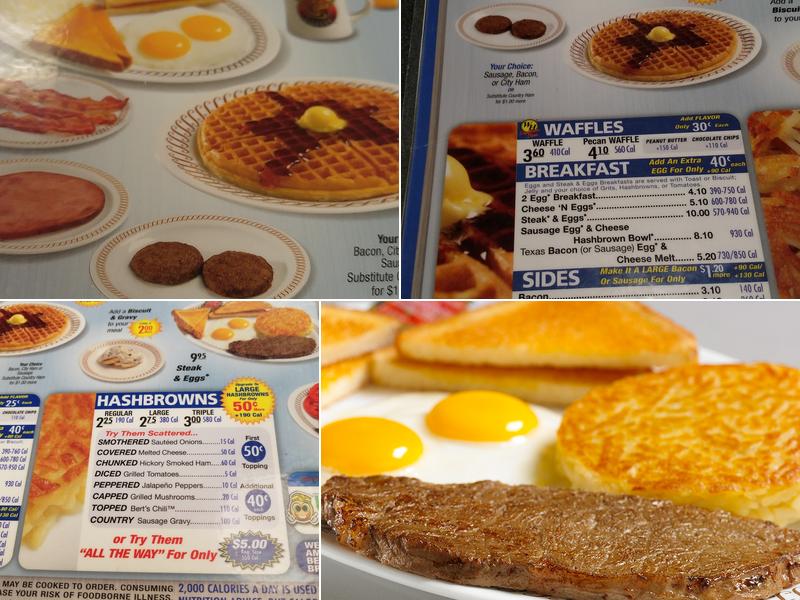 Waffle House Menu