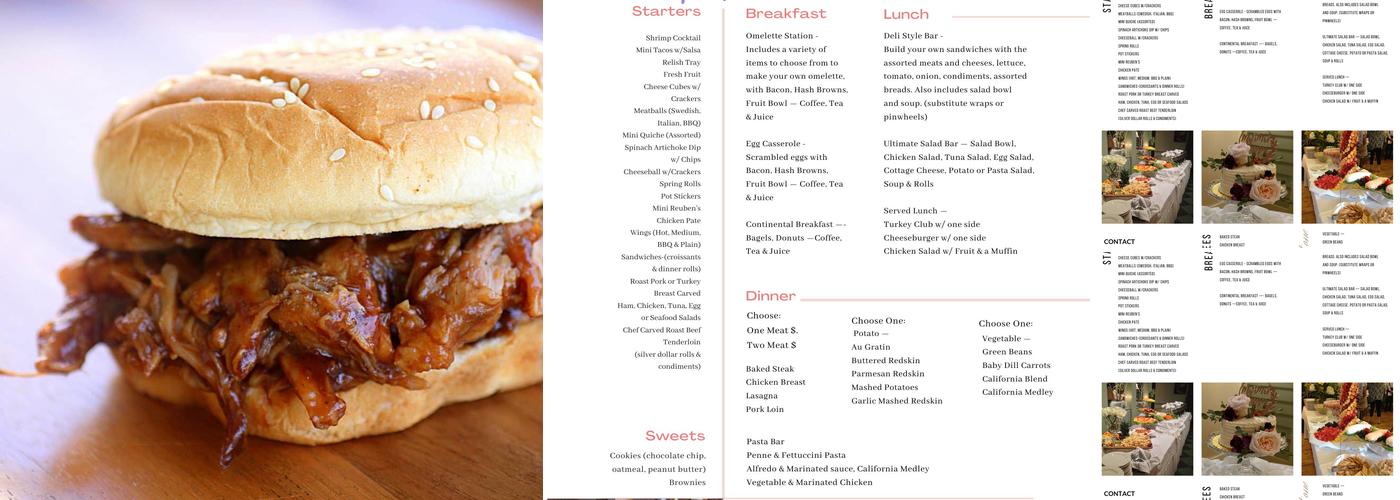 Bryan Place Menu