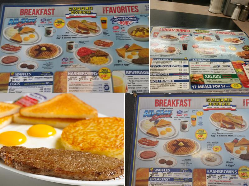 Waffle House Menu