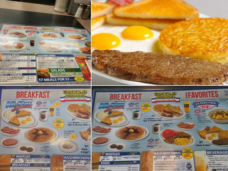 Waffle House Menu
