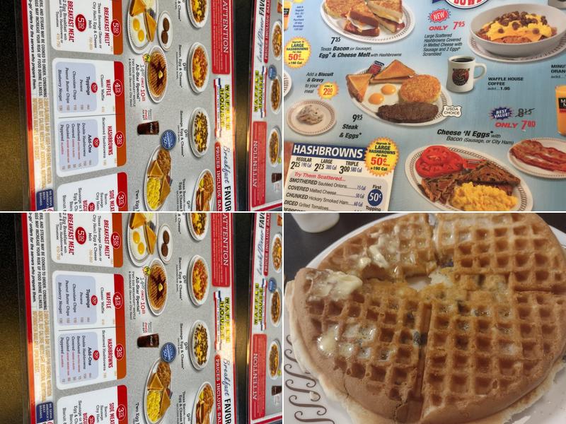 Waffle House Menu