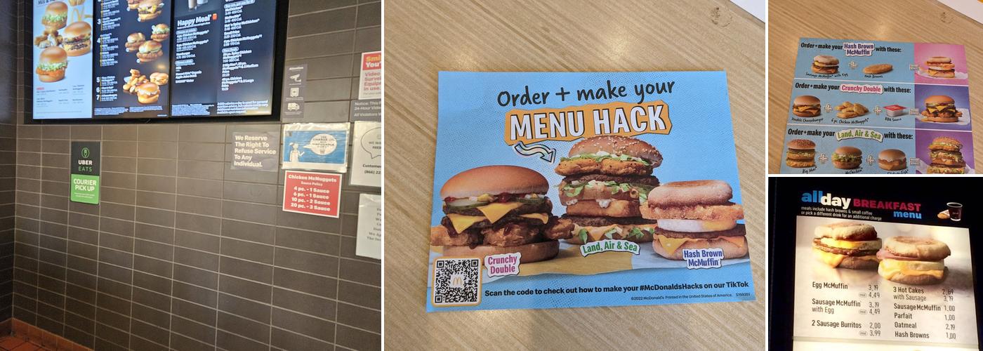 McDonald's Menu
