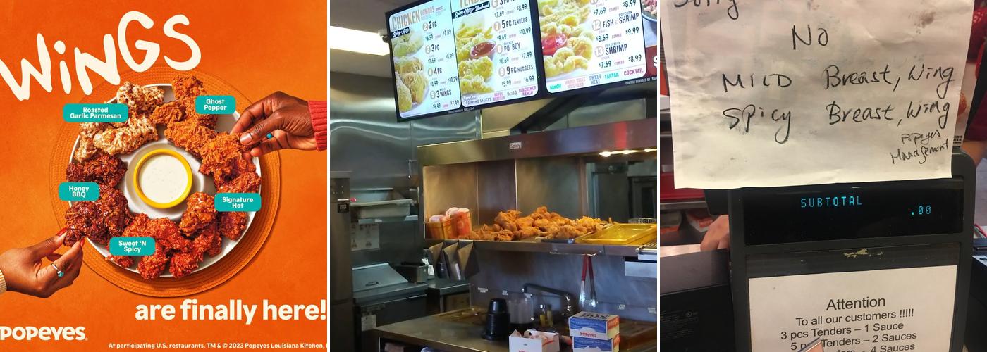 Popeyes Louisiana Kitchen Menu