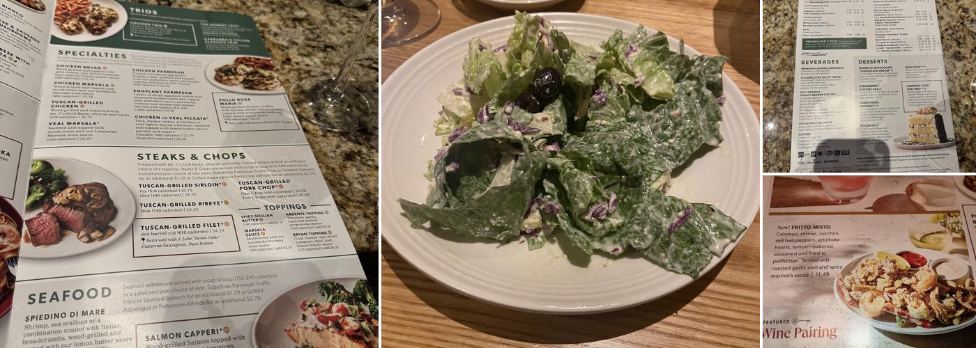 Carrabba's Italian Grill Menu