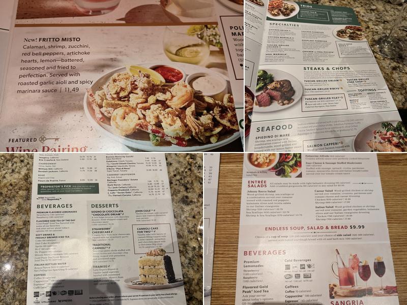 Carrabba's Italian Grill Menu