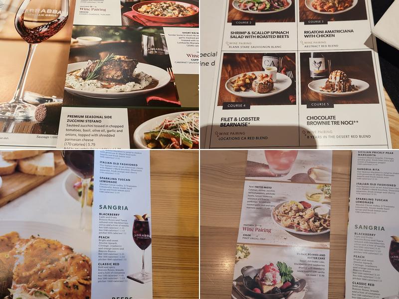 Carrabba's Italian Grill Menu