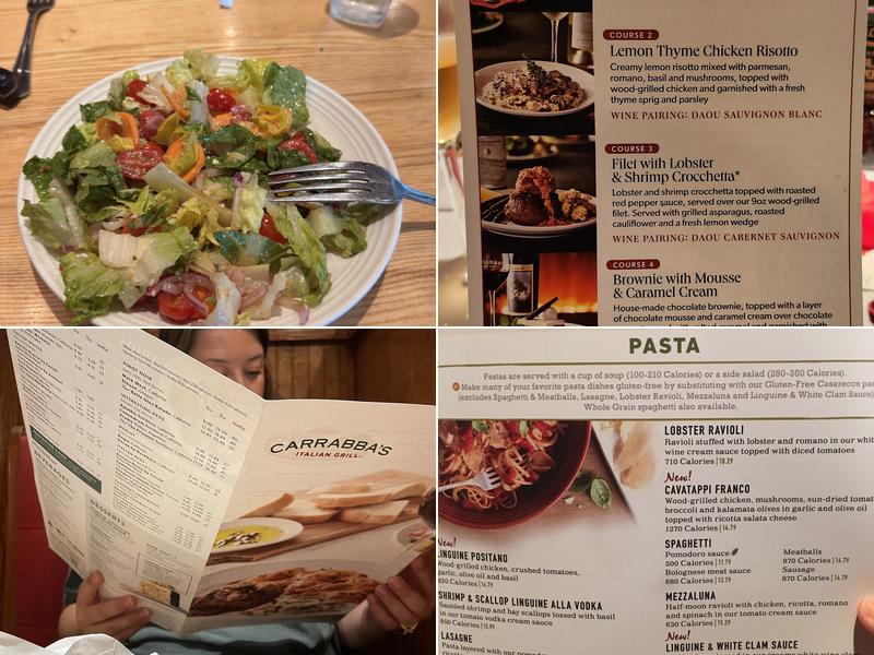 Carrabba's Italian Grill Menu
