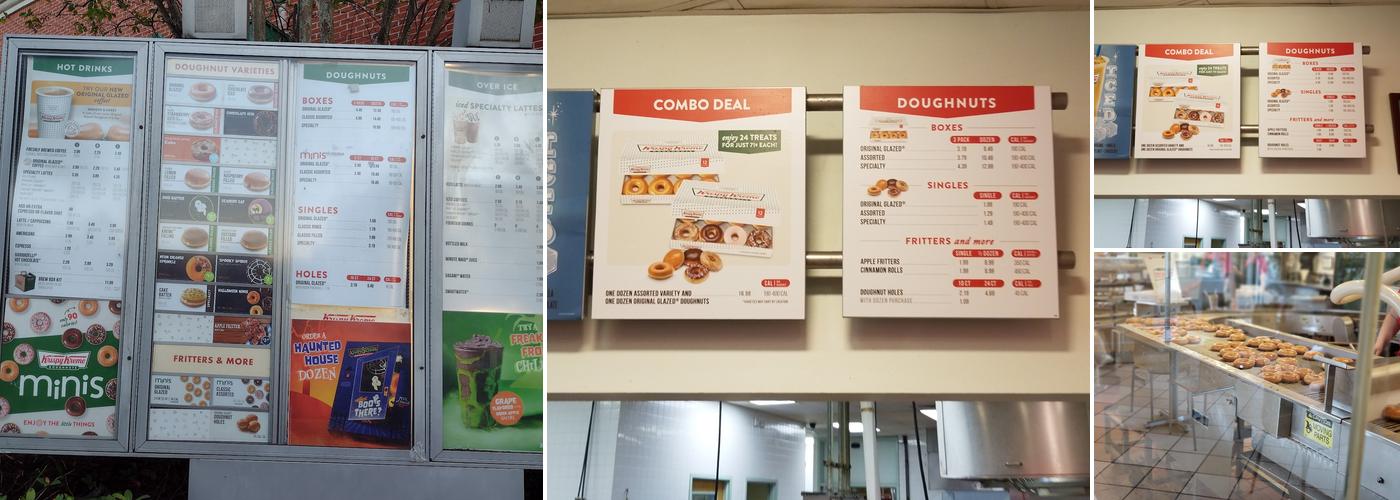 Krispy Kreme Menu