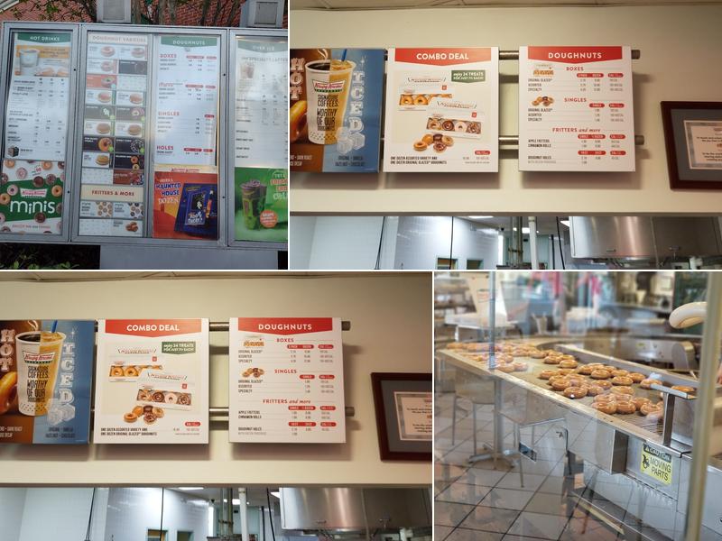 Krispy Kreme Menu