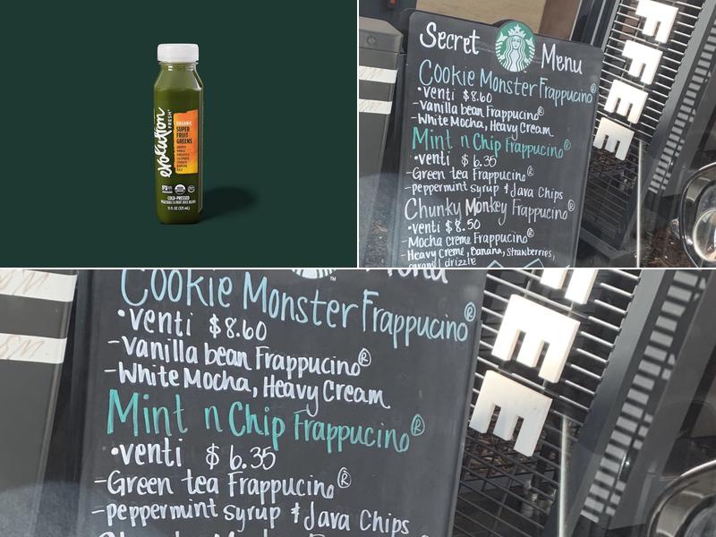 Starbucks Menu
