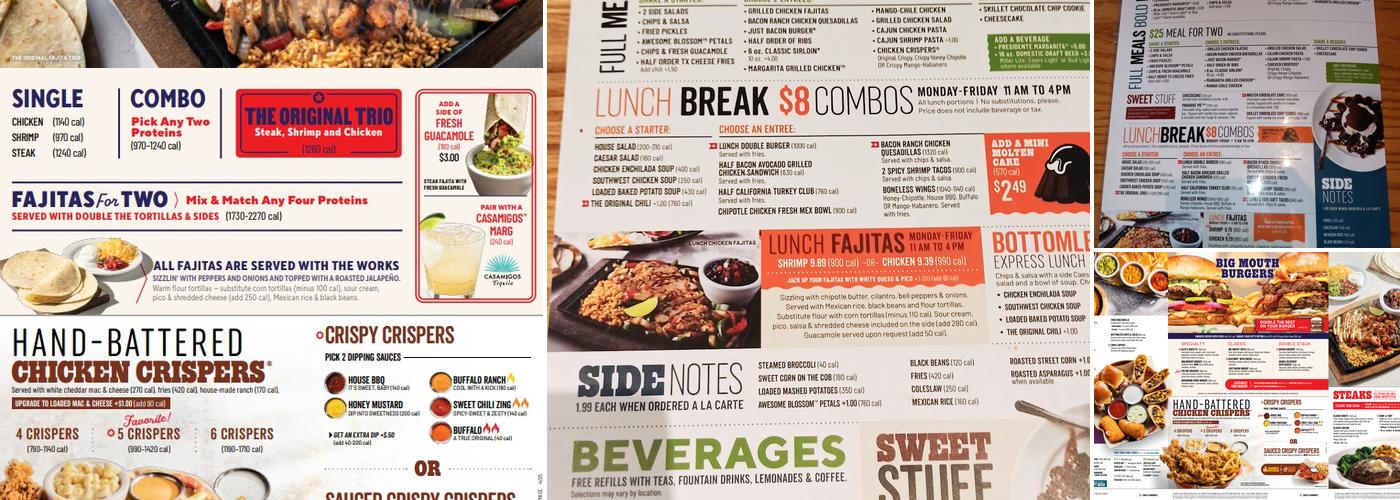Chili's Grill & Bar Menu