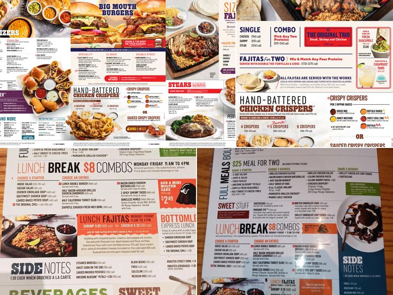 Chili's Grill & Bar Menu