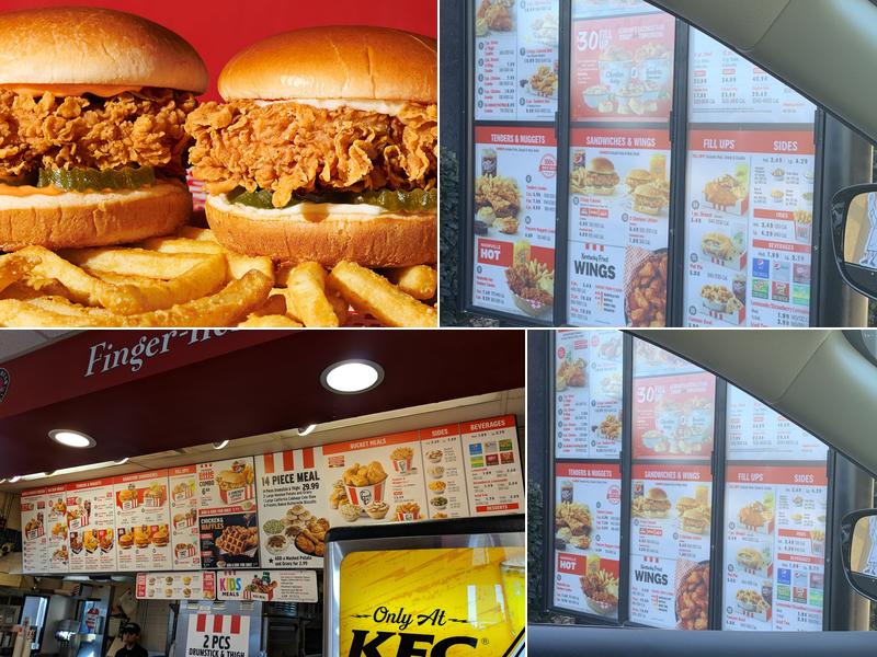 KFC Menu