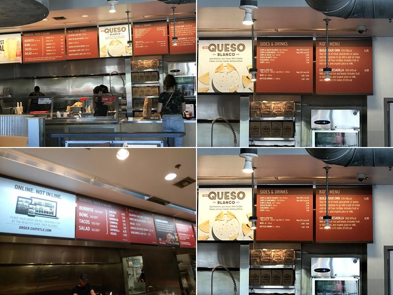Chipotle Mexican Grill Menu