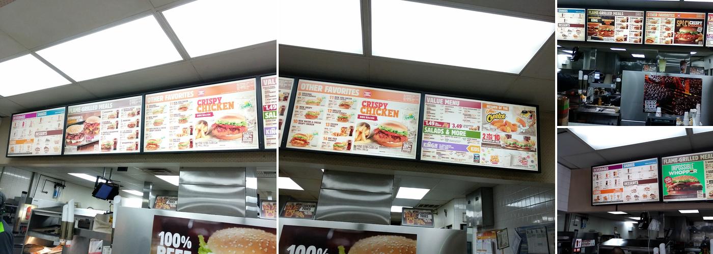 Burger King Menu