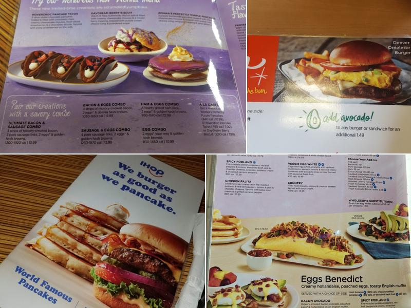 IHOP Menu