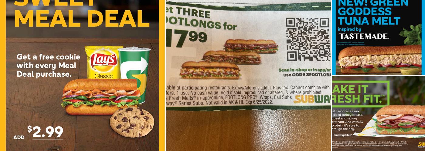 Subway Menu