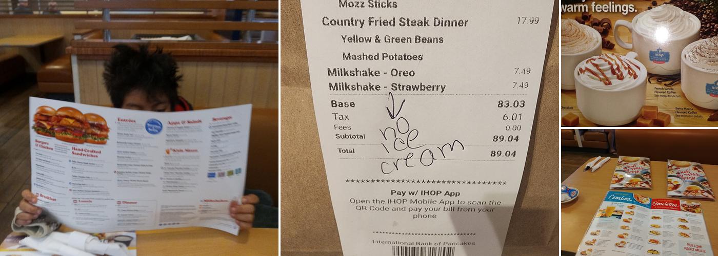 IHOP Menu