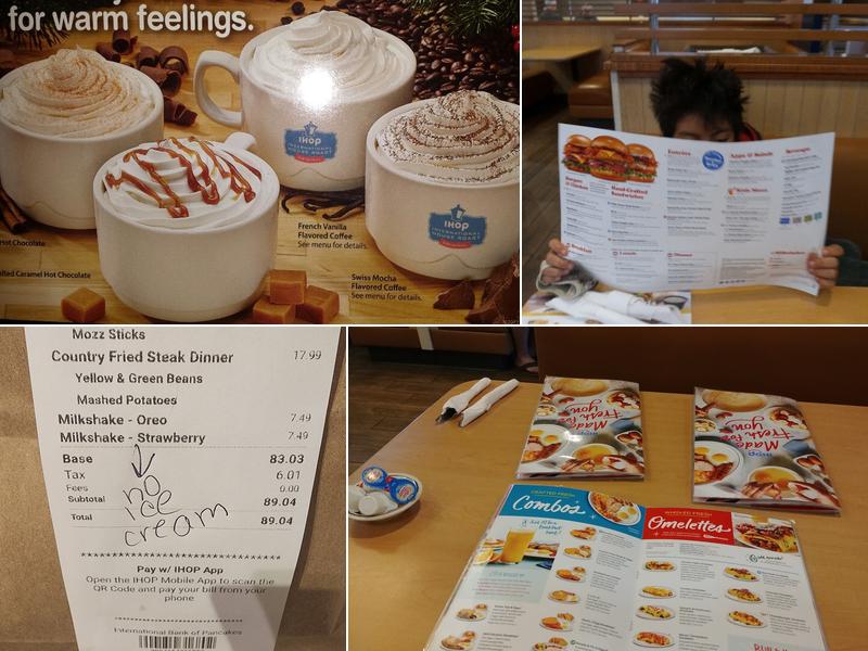 IHOP Menu